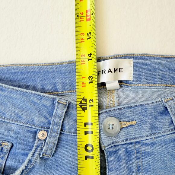Frame Women's‎ Integrity Light Blue Wash Denim Crop Jeans Size 31 - Picture 9 of 9